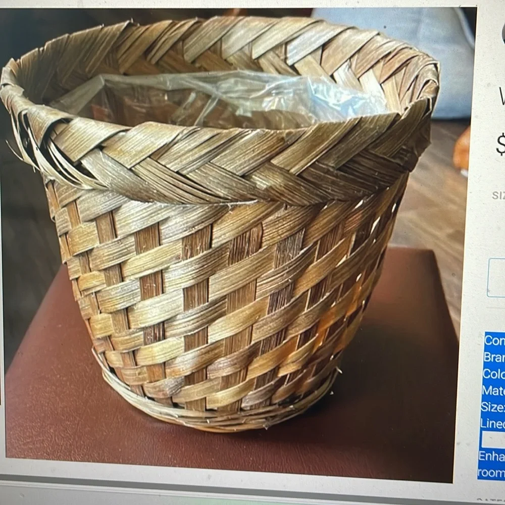Woven Brown Basket for plants